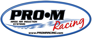 PRO·M RACING MASS AIR INDUCTION SYSTEMS WWW.PROMRACING.COM