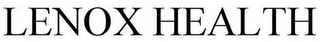 LENOX HEALTH