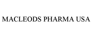 MACLEODS PHARMA USA