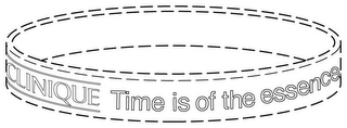 CLINIQUE TIME IS OF THE ESSENCE.