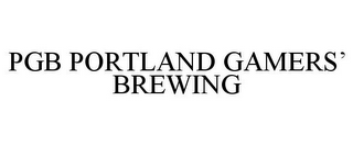 PGB PORTLAND GAMERS' BREWING