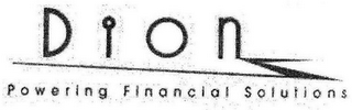 DION POWERING FINANCIAL SOLUTIONS