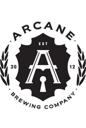 ARCANE BREWING COMPANY EST 2012 A