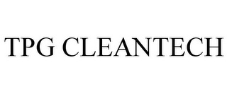 TPG CLEANTECH
