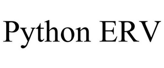PYTHON ERV