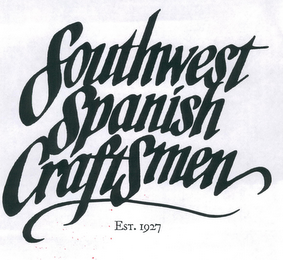 SOUTHWEST SPANISH CRAFTSMEN EST. 1927