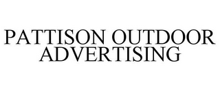 PATTISON OUTDOOR ADVERTISING