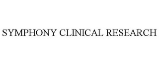 SYMPHONY CLINICAL RESEARCH