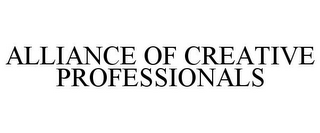 ALLIANCE OF CREATIVE PROFESSIONALS