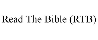 READ THE BIBLE (RTB)