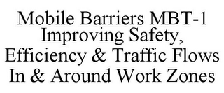 MOBILE BARRIERS MBT-1 IMPROVING SAFETY, EFFICIENCY & TRAFFIC FLOWS IN & AROUND WORK ZONES