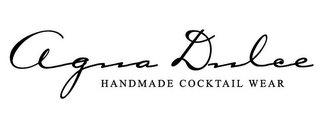 AGUA DULCE HANDMADE COCKTAIL WEAR