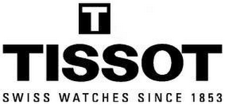 T TISSOT SWISS WATCHES SINCE 1853