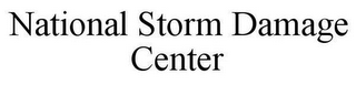 NATIONAL STORM DAMAGE CENTER