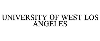 UNIVERSITY OF WEST LOS ANGELES