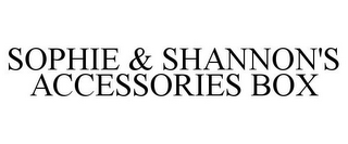 SOPHIE & SHANNON'S ACCESSORIES BOX