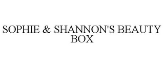 SOPHIE & SHANNON'S BEAUTY BOX