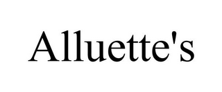 ALLUETTE'S