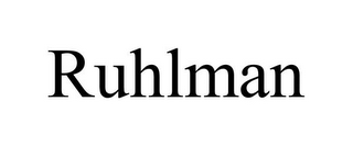 RUHLMAN