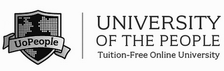 UOPEOPLE UNIVERSITY OF THE PEOPLE TUITION-FREE ONLINE UNIVERSITY