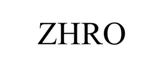 ZHRO