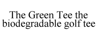 THE GREEN TEE THE BIODEGRADABLE GOLF TEE