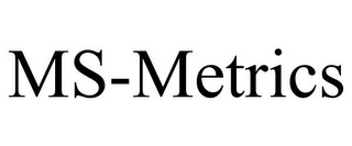 MS-METRICS