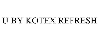 U BY KOTEX REFRESH