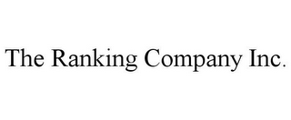 THE RANKING COMPANY INC.