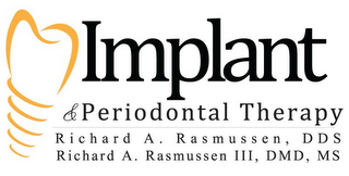 IMPLANT & PERIODONTAL THERAPY RICHARD A. RASMUSSEN, DDS RICHARD RASMUSSEN III, DMD, MS