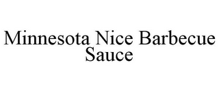 MINNESOTA NICE BARBECUE SAUCE