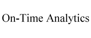 ON-TIME ANALYTICS