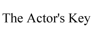 THE ACTOR'S KEY