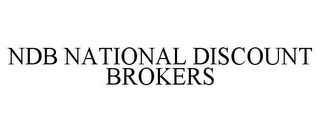 NDB NATIONAL DISCOUNT BROKERS