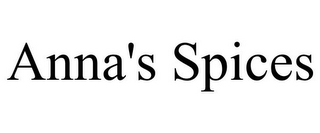 ANNA'S SPICES