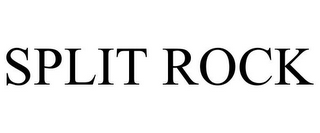 SPLIT ROCK