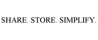 SHARE. STORE. SIMPLIFY.