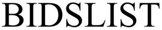 BIDSLIST