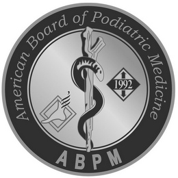 AMERICAN BOARD OF PODIATRIC MEDICINE ABPM 1992