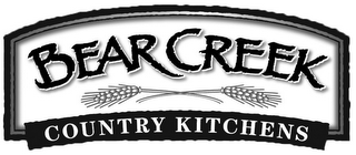 BEAR CREEK COUNTRY KITCHENS