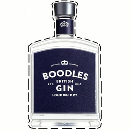 BOODLES BRITISH GIN LONDON DRY EST. 1845COCK RUSSELL AND COMPANY