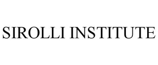 SIROLLI INSTITUTE