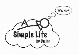 SIMPLE LIFE BY DESIGN "WHY NOT?"