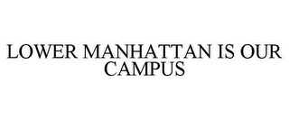 LOWER MANHATTAN IS OUR CAMPUS