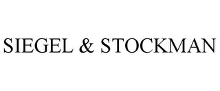 SIEGEL & STOCKMAN