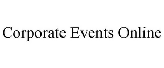 CORPORATE EVENTS ONLINE