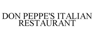 DON PEPPE'S ITALIAN RESTAURANT