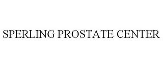 SPERLING PROSTATE CENTER