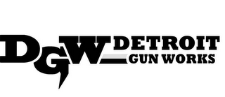 DGW DETROIT GUN WORKS