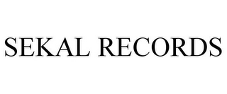 SEKAL RECORDS